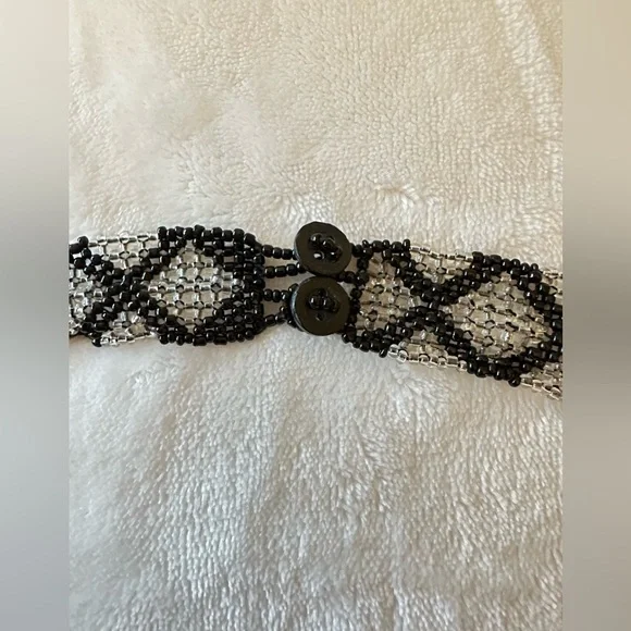 💜Handmade Tribal-Inspired Multilayered Necklace - Picture 5 of 6